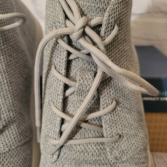 Baretraps Mens Gray Arch Support Cushioned Luca Round Toe Lace-up Athletic Sneak - Picture 2 of 7